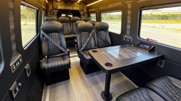 boise 12 passenger sprinter van interior