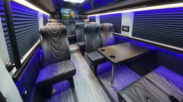 boise 18 passenger sprinter van interior