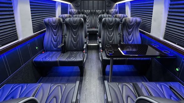 boise 20 passenger sprinter van interior