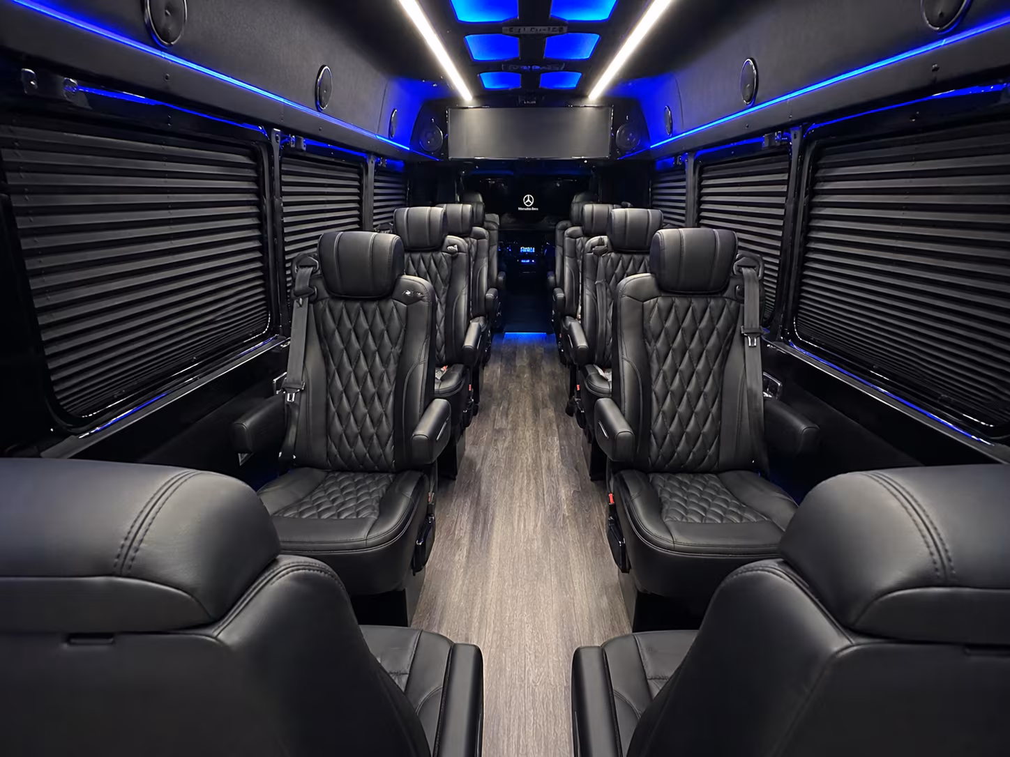 20 passenger sprinter van interior