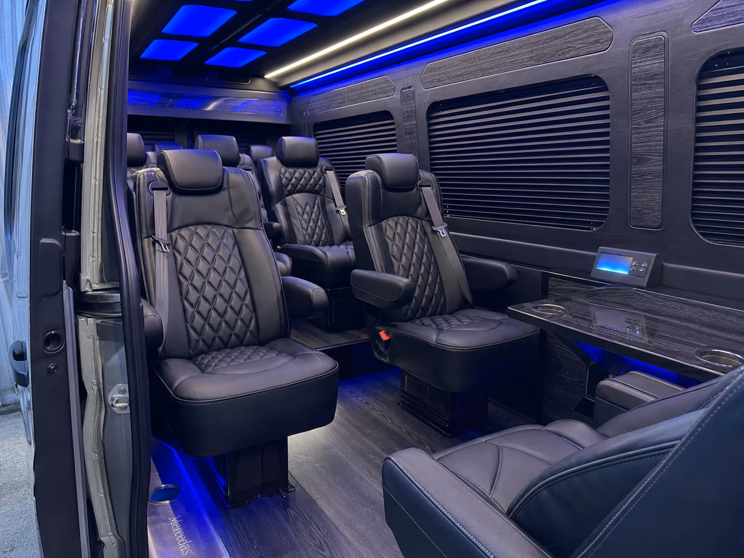 8 passenger sprinter van interior