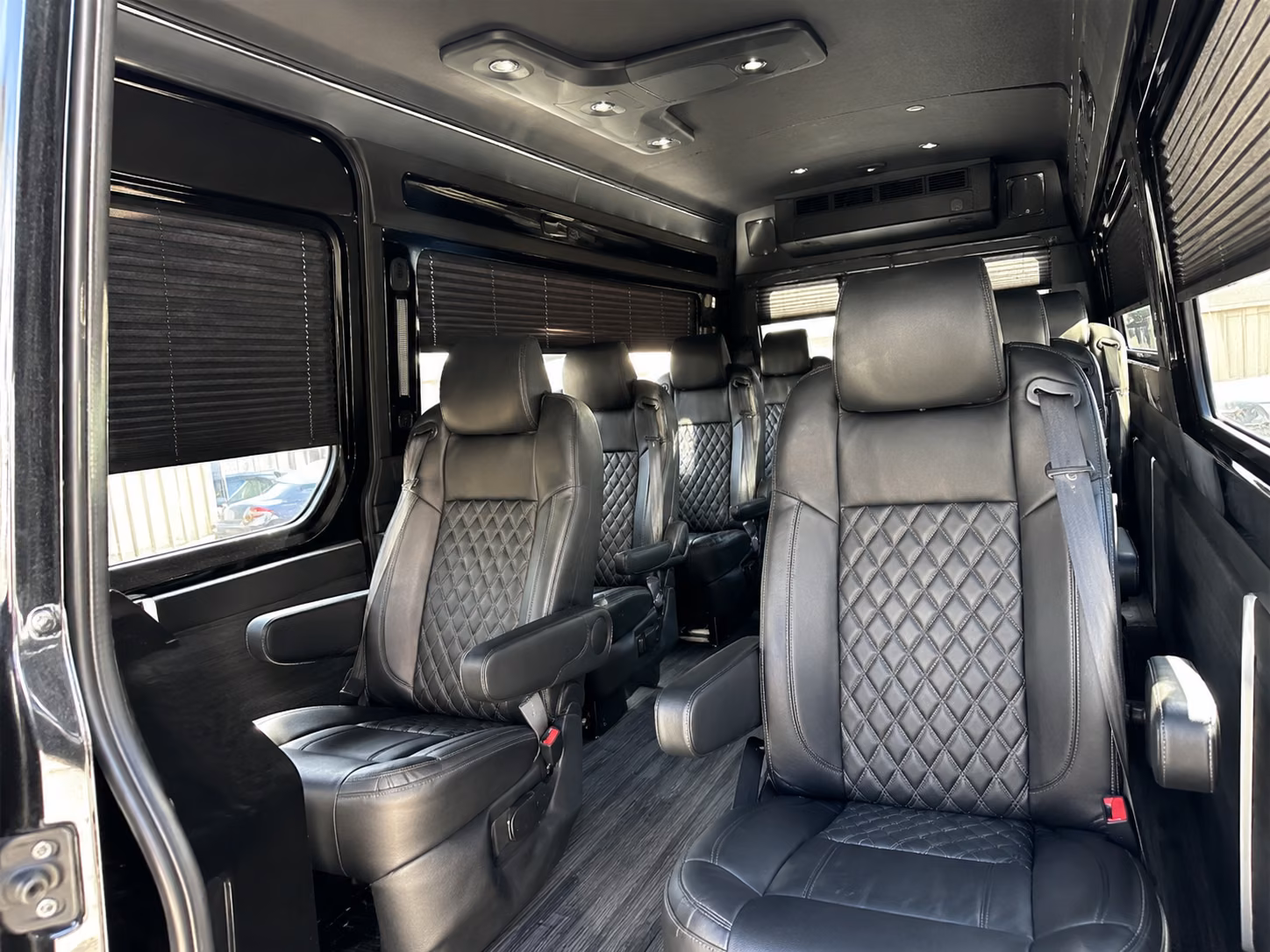 boise 15 passenger sprinter van interior