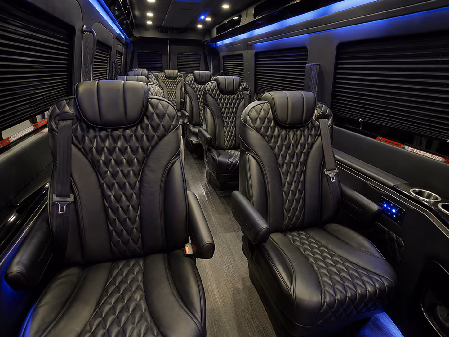 boise 18 passenger sprinter van inside