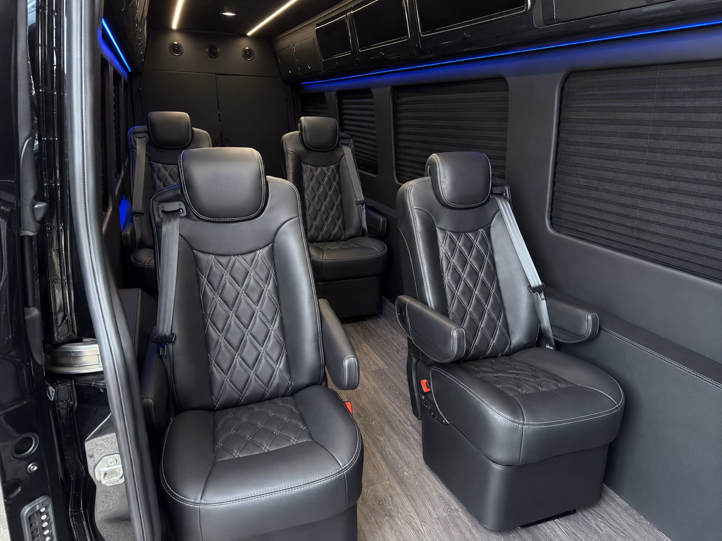 boise 18 passenger sprinter van interior