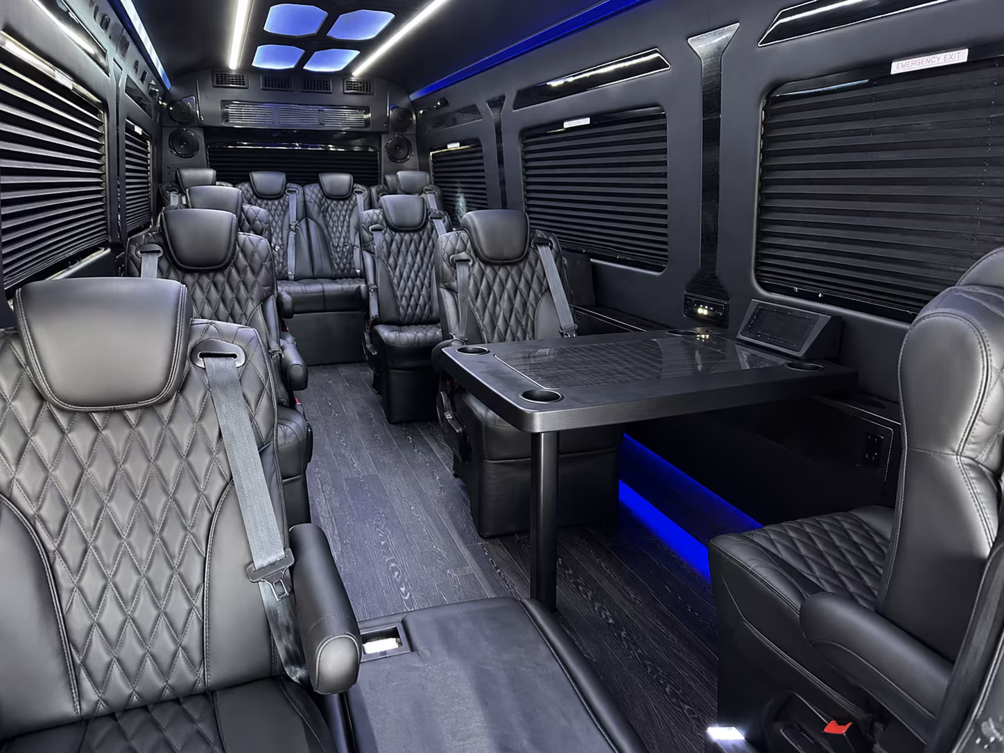 boise 8 passenger sprinter van inside