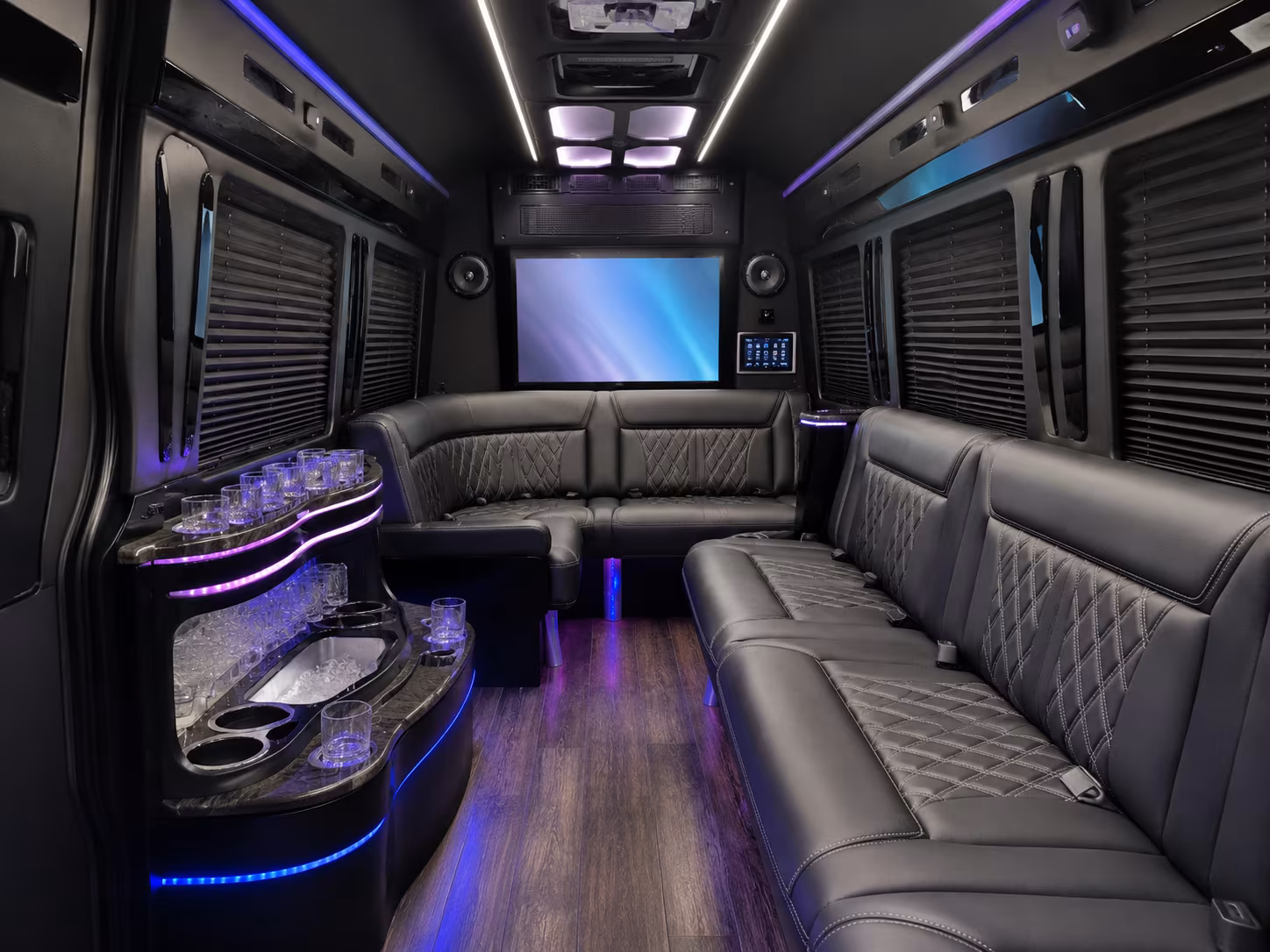 boise sprinter limousine inside